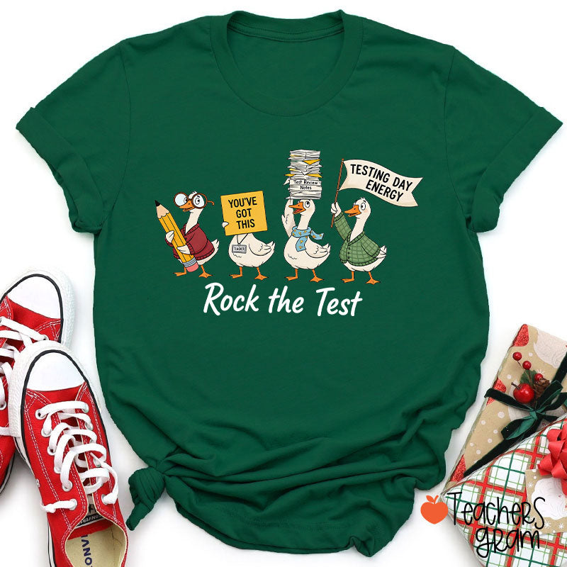 You've Got This Testing Day Energy Rock The Test Teacher T-Shirt