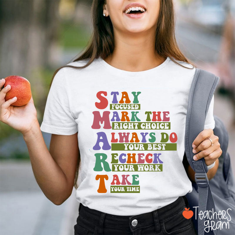 Smart Test Day Teacher T-Shirt