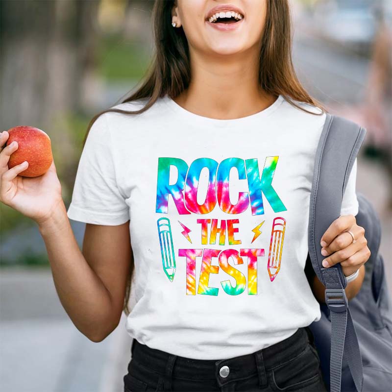 Rock The Test Teacher T-Shirt