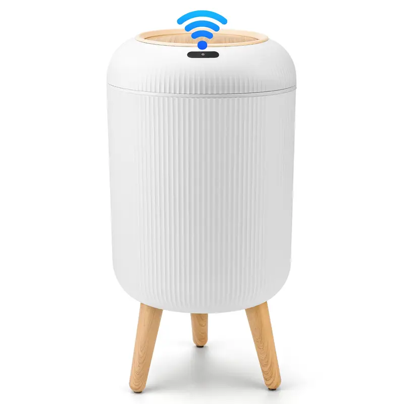 Smart Touchless Trash Can a?? Automatic Motion Sensor Waste Bin for Bathroom, Kitchen & Office